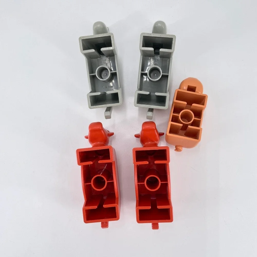 LEGO‎ Duplo Farm Animals Chunky Boxy 5pc Horses Cows Pig Red Grey Orange 1990s